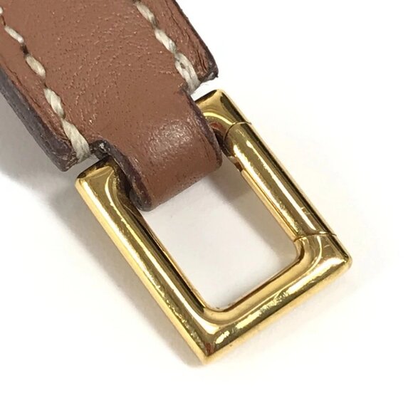 HERMES O'Kelly Bracelet Double bracelet accessories Bracelet Swift Brown/Gold - Picture 11 of 13